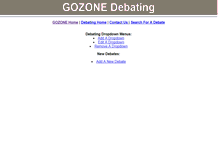 Tablet Screenshot of fixtures.debating.net.au